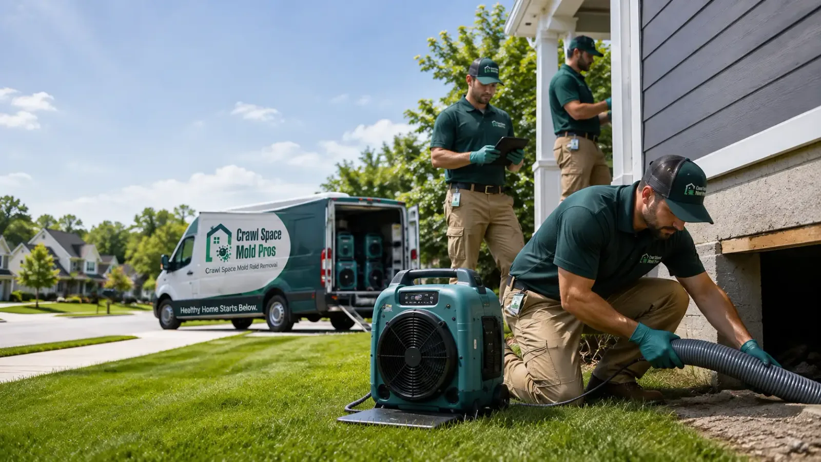 Crawl Space Mold Removal in Darien, GA
